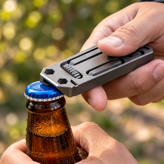 Titanium Pocket Pry Bar Multitool