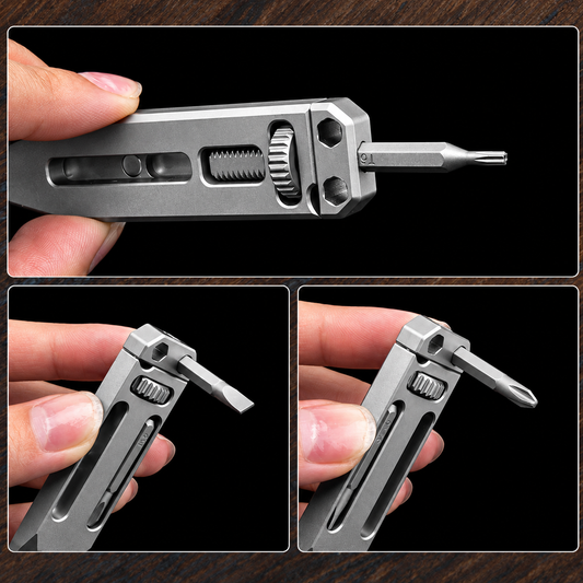 Titanium Pocket Pry Bar Multitool