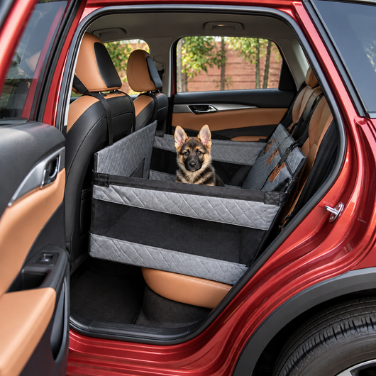Hard Base Single Dog Car Seat