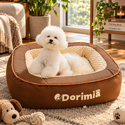 Corduroy Bolster Dog Bed