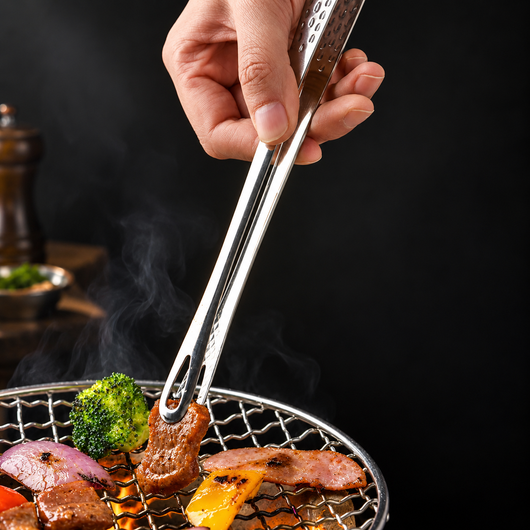 Stainless Steel Grilling Tongs Set