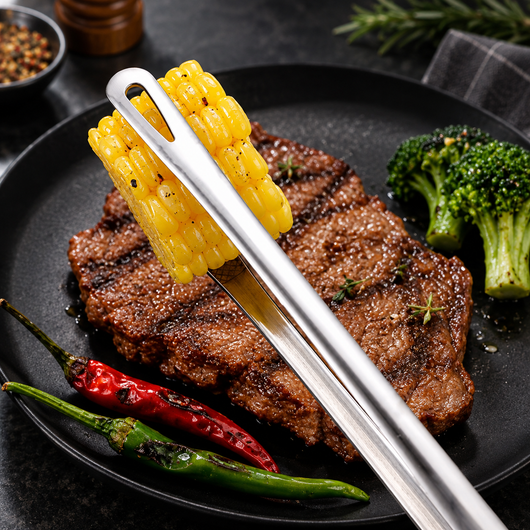 Stainless Steel Grilling Tongs Set