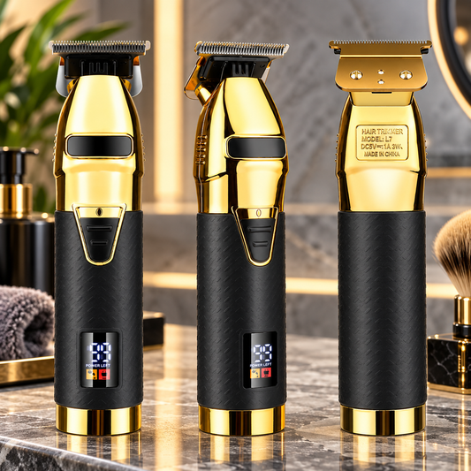 Black and Gold Cordless Hair Trimmer