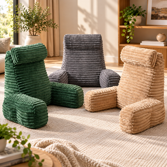 Bed Lounge Pillow with Armrests