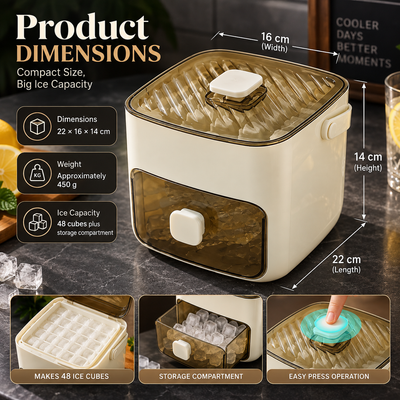 Portable Ice Box with Tongs
