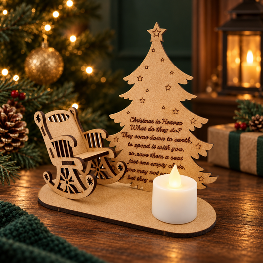 Christmas in Heaven Memorial Ornament