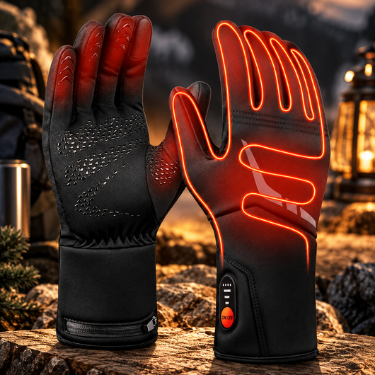 Heated Waterproof Ski Gloves