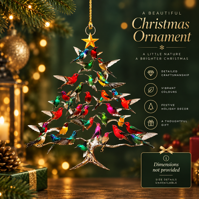 Hummingbird Christmas Tree Ornament