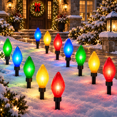 Ember Solar Flame Path Lights, 12 Pack