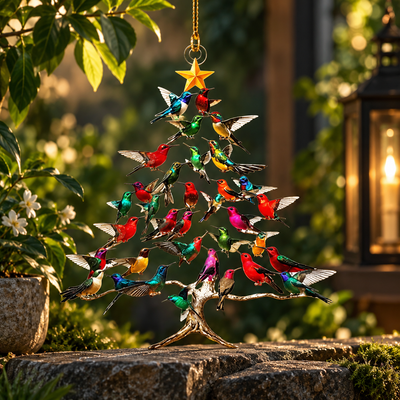 Hummingbird Christmas Tree Ornament