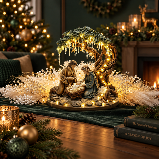 Light-Up Nativity Scene Figurine