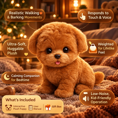 Walking Plush Puppy Toy