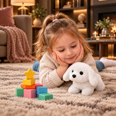 Walking Plush Puppy Toy