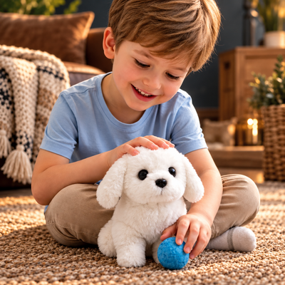 Walking Plush Puppy Toy