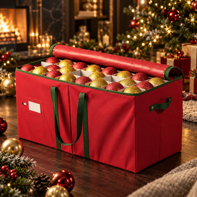 Zippered Ornament Storage Box