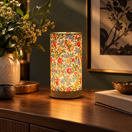 Oaklen Wooden Bedside Lamp