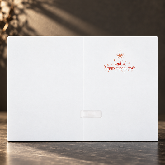 Endless Meowing Christmas Prank Card