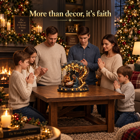 Light-Up Nativity Scene Figurine
