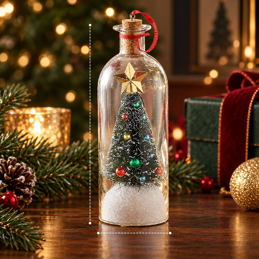 Recordable Christmas Tree Message Bottle
