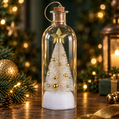 Recordable Christmas Tree Message Bottle