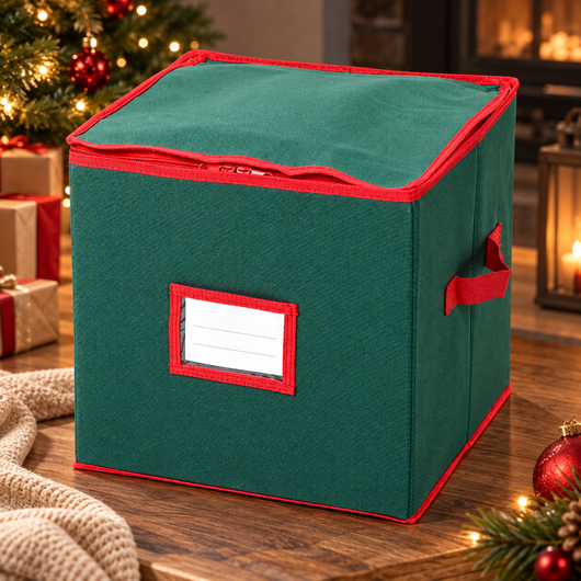 Ornament Storage Box with Window
