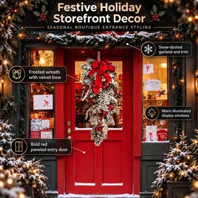Classic Christmas Door Wreath