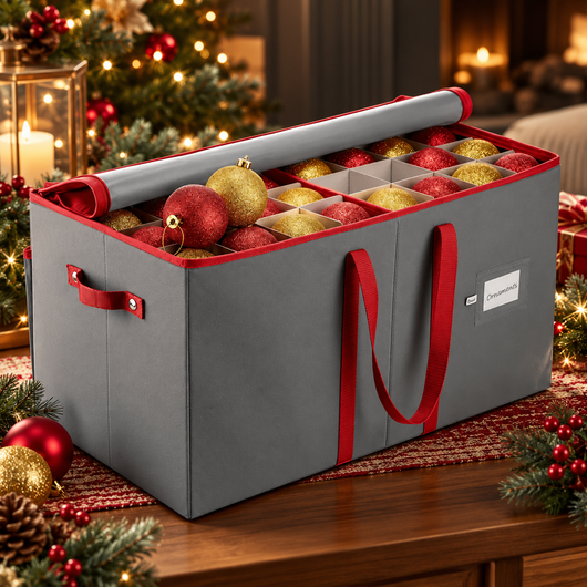 Zippered Ornament Storage Box