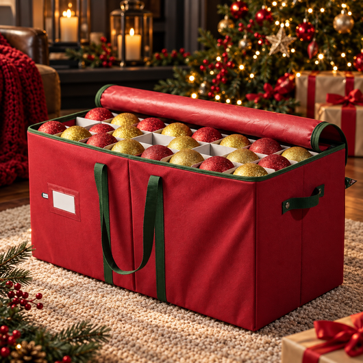 Zippered Ornament Storage Box
