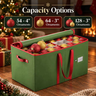 Zippered Ornament Storage Box