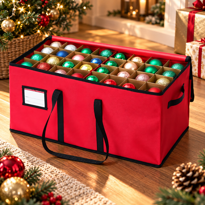 Ornament Storage Box with Window