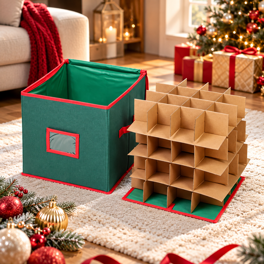 Ornament Storage Box with Window