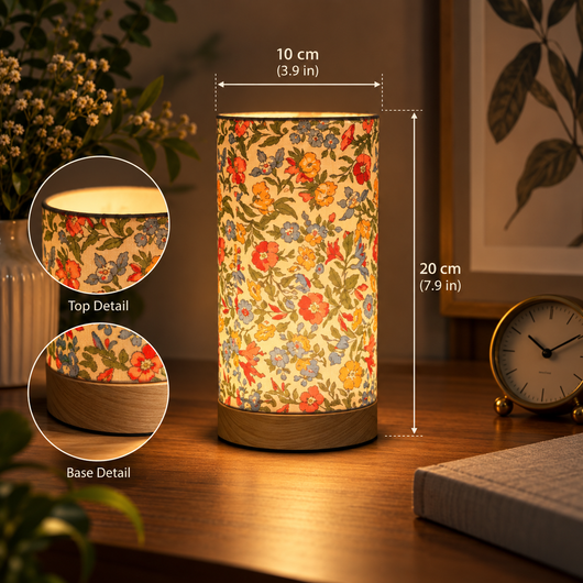 Oaklen Wooden Bedside Lamp