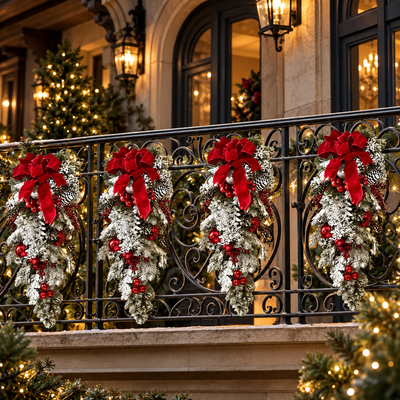 Classic Christmas Door Wreath