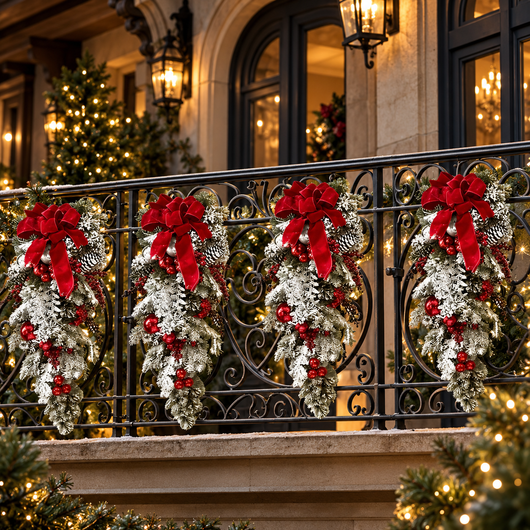 Classic Christmas Door Wreath