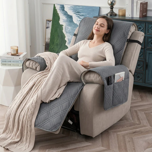 Quilted Waterproof Recliner Cover