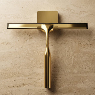 Brass Finish Shower Squeegee