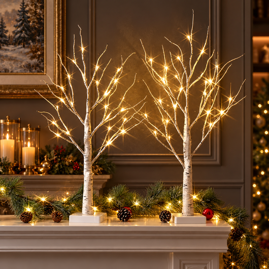 Snow Flocked Prelit Christmas Tree