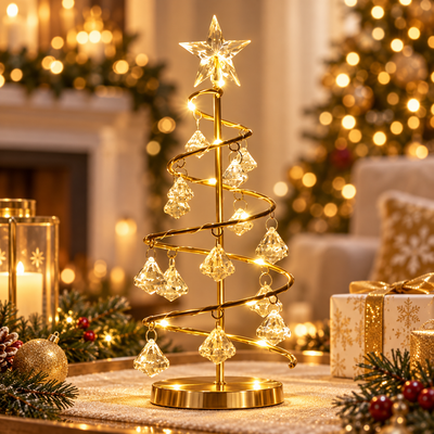 Acrylic LED Christmas Tree Lamp