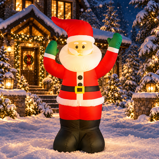 5 Ft Inflatable LED Snowman