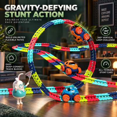 Flexible Car Track Set