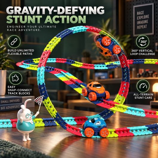Flexible Car Track Set