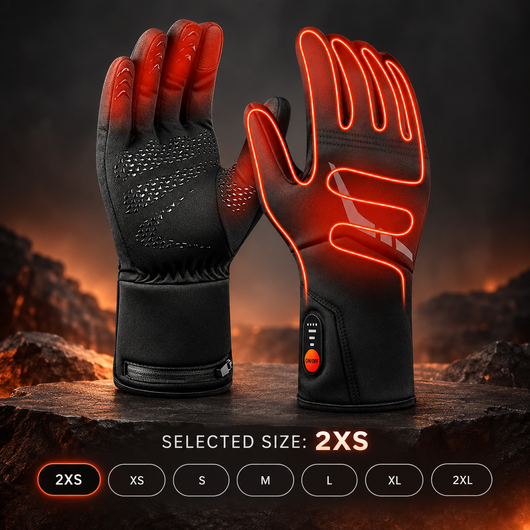 Heated Waterproof Ski Gloves