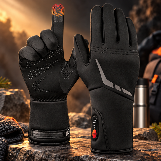 Heated Waterproof Ski Gloves