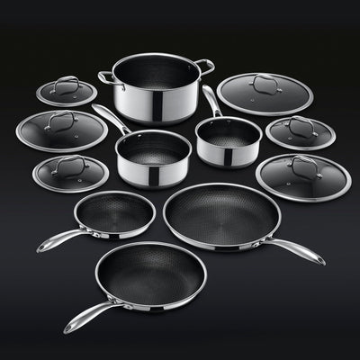 Hybrid Non-Stick Cookware Set 12-Piece full set