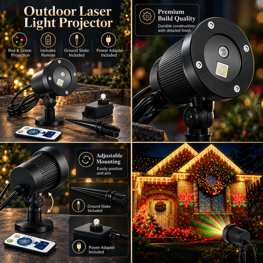 Christmas Laser Light Projector