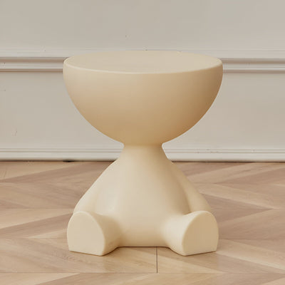 Luxury Round Coffee Table - Corner placement