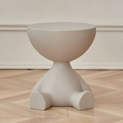 Luxury Round Coffee Table - Warm interior