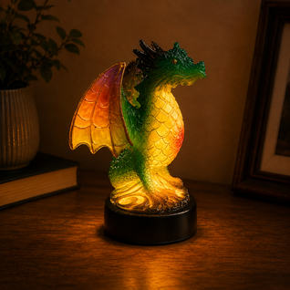 Stained Animal Table Lamp