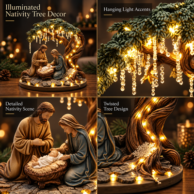 Light-Up Nativity Scene Figurine