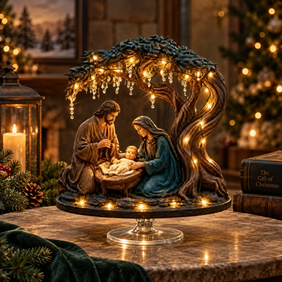 Light-Up Nativity Scene Figurine